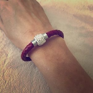 Bracelets- claret red